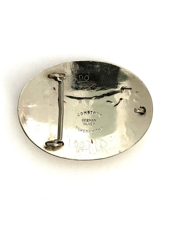 Vintage Trophy Buckle Comstock German Silver 1976 Mohave - Etsy display picture 1