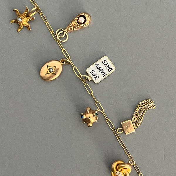 Vintage Gold Charms Stickpin conversiones se venden individualmente