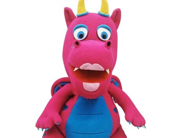 Professional Muppet Style Fiona the Dragon Hand Puppet