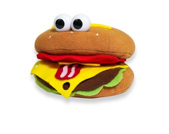 Professional Muppet Style Hamburger Hand Puppet