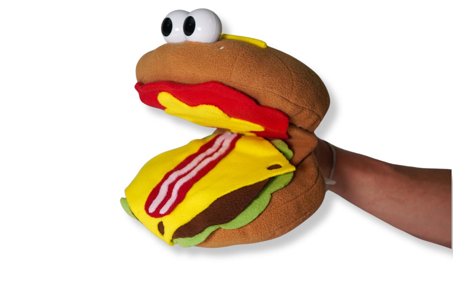 Professional Muppet Style Hamburger Hand Puppet - Etsy