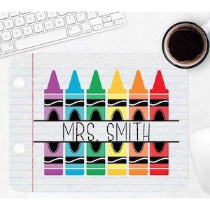 Crayon square mouse pad , Instant download, Crayon sublimation, Crayon clipart, Crayon png, Teacher png, Teacher digital, Crayon digital