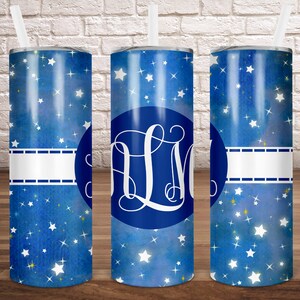 Space tapered skinny tumbler 20oz , Instant download, Watercolor space sublimation, Space clipart, Watercolor png, Star png, Star digital