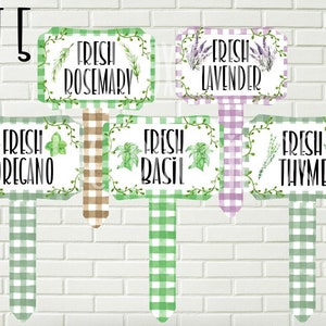 Fresh Herbs garden stake , Instant download, Garden clipart, Garden png, Herb png, Herb clipart, Garden digital, Png, Herb clipart