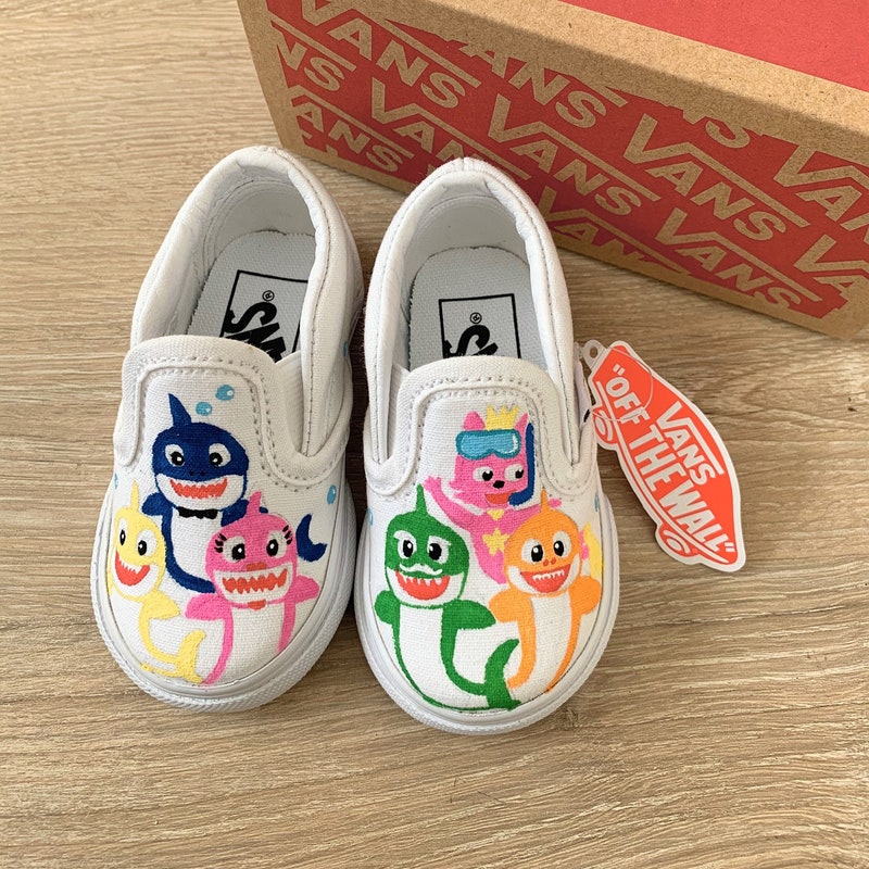 Custom Baby Shark Shoes - Etsy