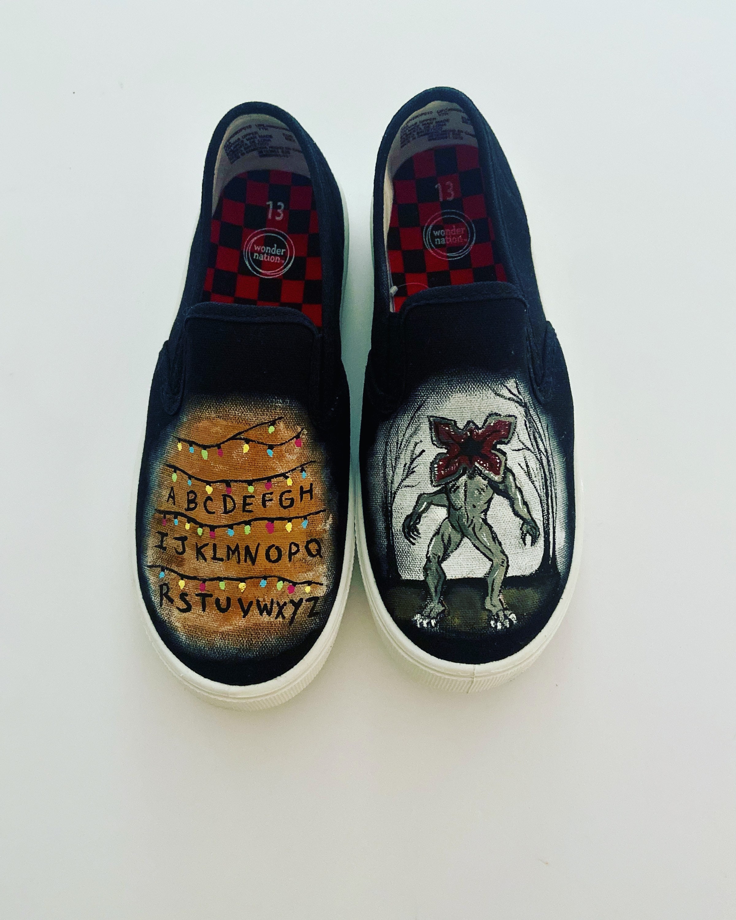 custom stranger things shoes