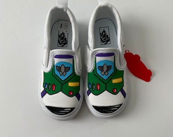 Buzz lightyear vans toddler size 9 hot sale