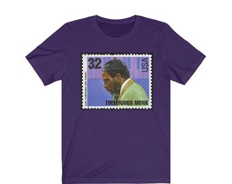 Vintage 1990s THELONIUS MONK Black Cotton Crewneck T-SHIRT