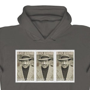 Langston Hughes Hoodie, Designer Hoodie,  Unisex Sweatshirt, Art Hoodie, Unisex Hoodie, Streetwear Fashion, Retro Inspire, Urban wear chic