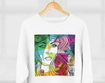 Abstract Designer Sweatshirt, Artwork Sweatshirt, Hoodies and Sweatshirts