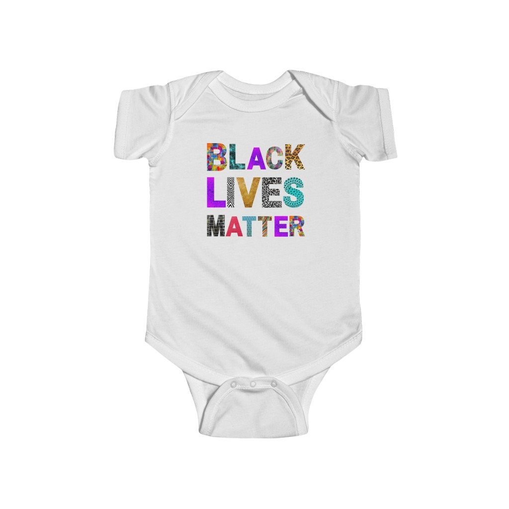 Black Lives Matter, Designer Baby Bodysuit Boho Inspired Wearable  Street Fine Jersey Bodysuit, quote shirts, Baby Gifts