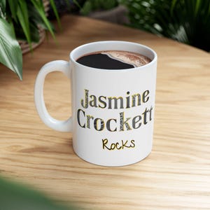 Jasmine Crockett Kaffeebecher: Inspirierendes Geschenk Bild 6