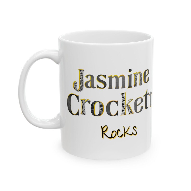 Jasmine Crockett Kaffeebecher: Inspirierendes Geschenk Bild 2