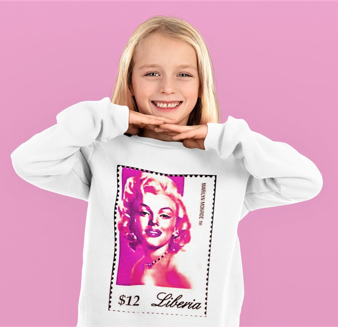 Marilyn Monroe Kids Sweatshirt, Iconic Sweatshirt