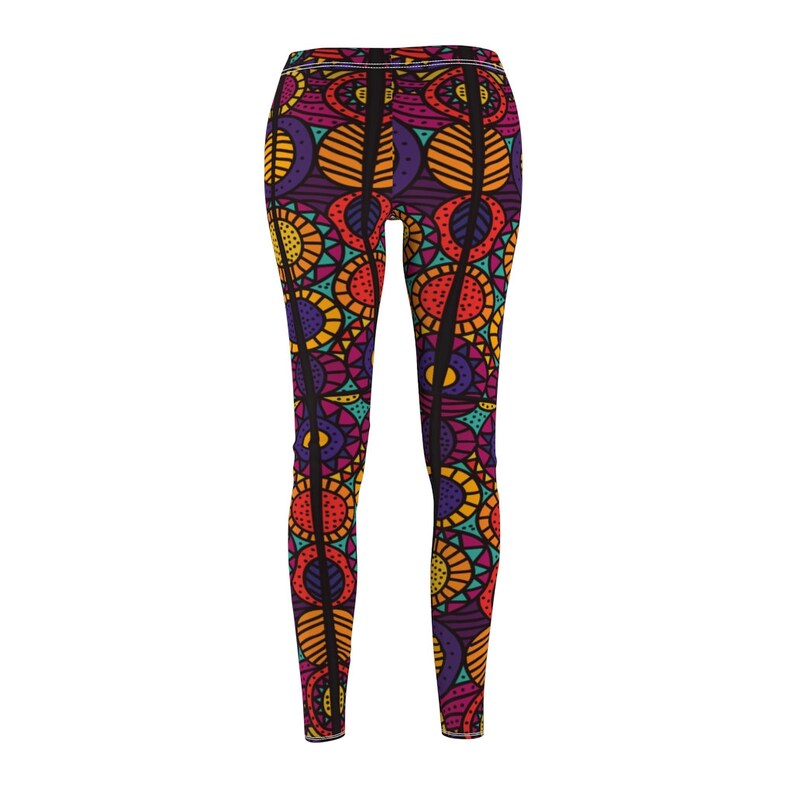 African Motif Contempary Casual Leggings