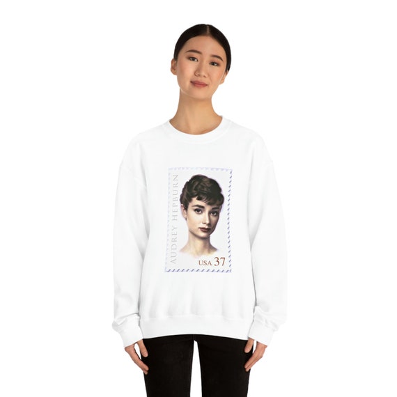 Audrey Hepburn Sweatshirt Designer Sweatshirt Etsy