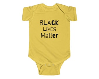 Black Lives Matter Baby Bodysuit: Wearable Street Art