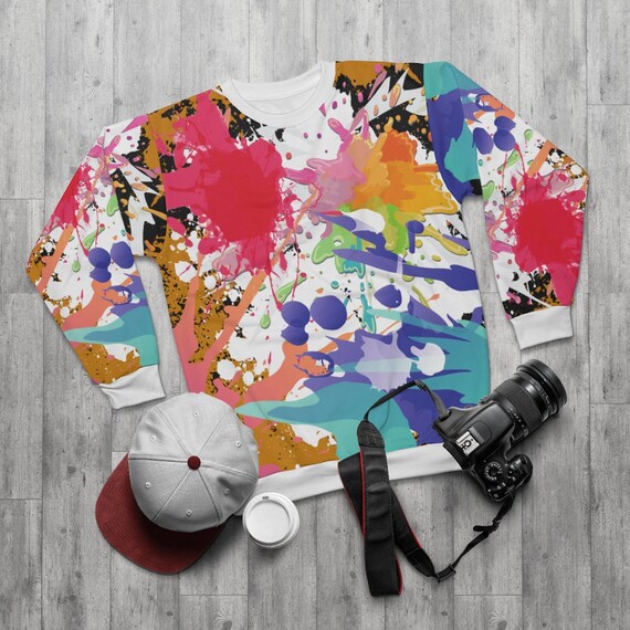 Abstract Painted Designer Sweatshirt Hoodies and Sweatshirts - Etsy