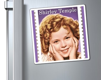 Imán artístico de Shirley Temple: Decoración del hogar, pequeños regalos