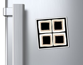 Retro Magnet Art: Abstract Home Decor