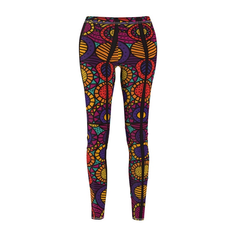 African Motif Contempary Casual Leggings