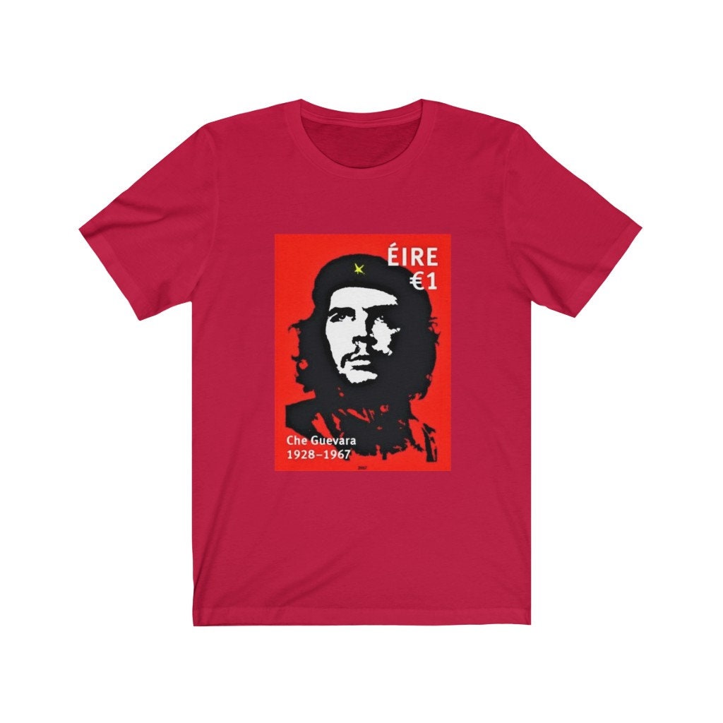 Maglietta Che Guevara maglietta francobollo di design magliette chic maglietta attivista regalo unisex Etsy Italia