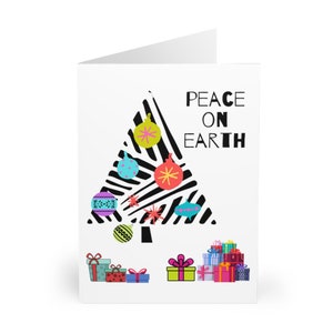 Christmas Card, Designer Greeting Cards, Holiday Notecards, Holiday Gift