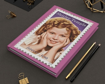 Shirley Temple Art Journal: Matte Hardcover Lined Notebook