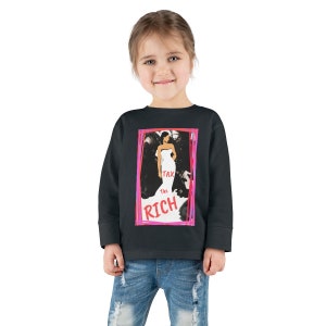 Camiseta de manga larga para niños pequeños "Tax the Rich" de Alexandria Ocasio-Cortez, ropa de calle para niños