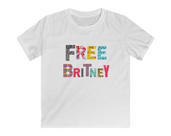 Free Britney, Kids Softstyle Tee, Kids Gift. Chic Tshirts