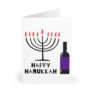 Happy Hanukkah cards, Designer Greeting Cards, Holiday Notecards, Holiday Gift