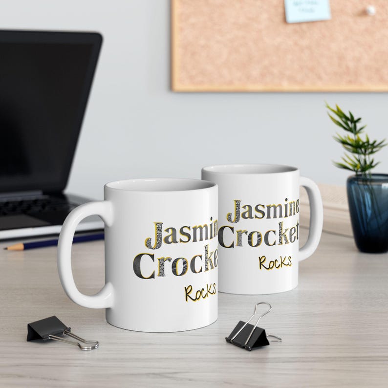 Jasmine Crockett Kaffeebecher: Inspirierendes Geschenk Bild 5