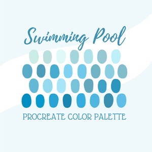 Procreate Color Palette - Swimming Pool