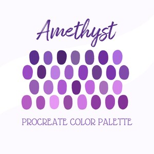 Procreate Color Palette - Amethyst