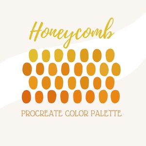Procreate Color Palette - Honeycomb