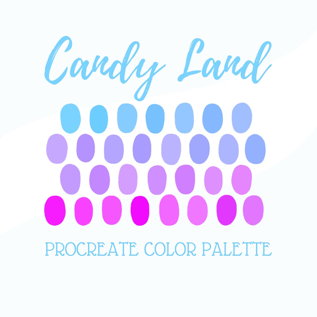 Procreate Color Palette - Candy Land - Etsy