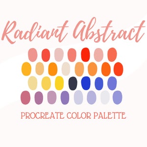 Procreate Color Palette - Radiant Abstract