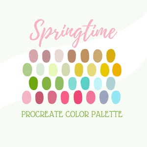 Procreate Color Palette - Springtime