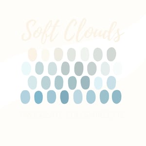 Procreate Color Palette - Soft Clouds