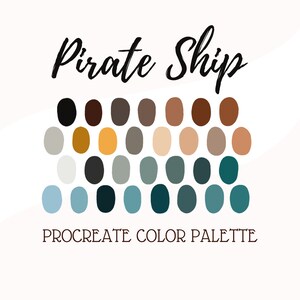 Procreate Color Palette - Pirate Ship