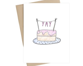 Birthday Card | Thank you | greetings card | Best Friend | Sister | Auntie | Love Card | For her | Gift | Cards | coffee | tea | party | Yay