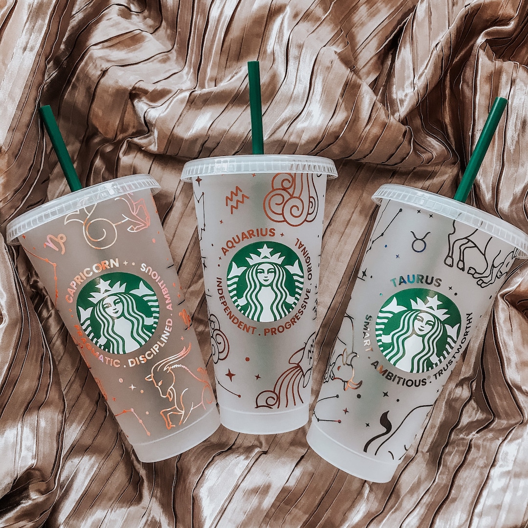 Starbucks Cold Cup UK Personalised Horoscope Star Sign Constellations