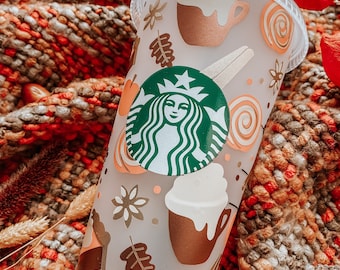 Personalised Starbucks Cold Cup – Custom Name Reusable Tumbler – Birthday Gift for Her – Iced Coffee & Matcha Cup – Cute Aesthetic Drinkware