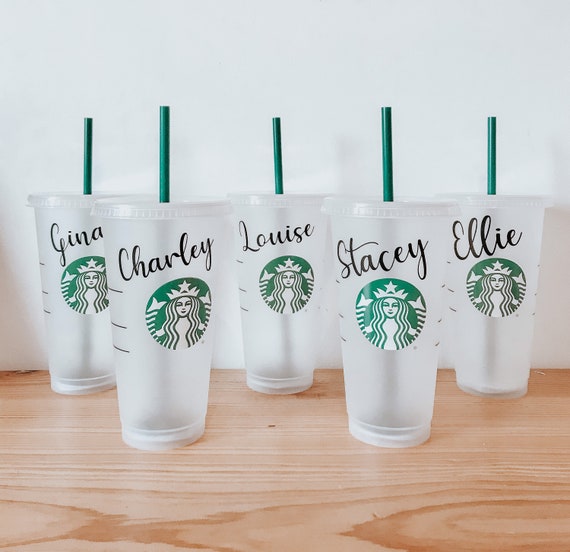 Personalised Starbucks Cold Cup UK With Name 24oz Venti Tumbler