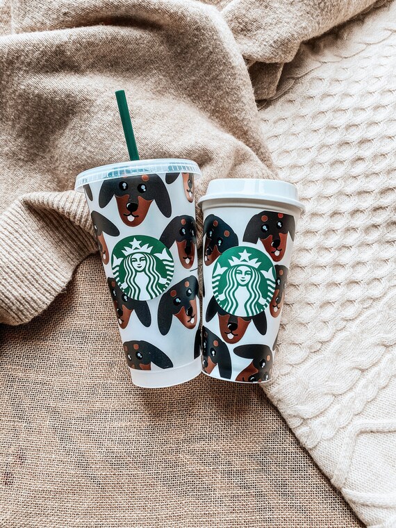 Dachshund Reusable Coffee Cup Dachshund Reusable Coffee Cup