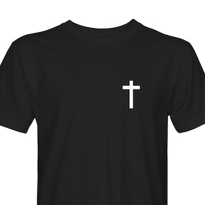 Cross Black Shirt 7 Cross Types Faith Shirt Religious - Etsy