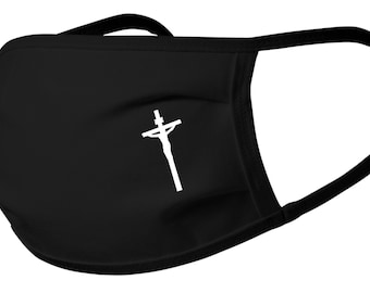 Cross Mask 7 Types | Faith Mask | Religious Face Mask | Christian Black Mask | Jesus Cross Mask | Christian Face Mask | Washable