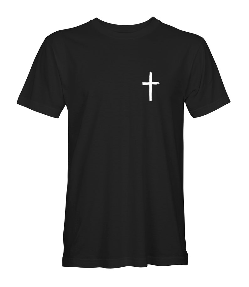 Cross Black Shirt 7 Cross Types Faith Shirt Religious | Etsy