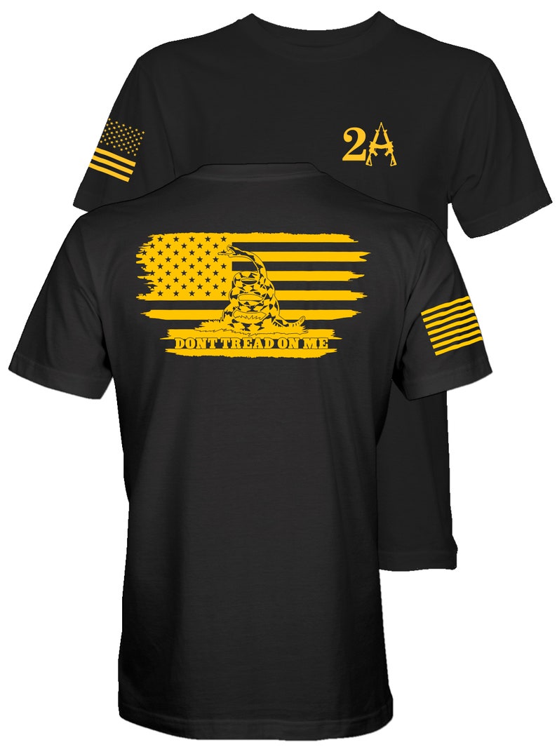 dont tread on me flag t shirt