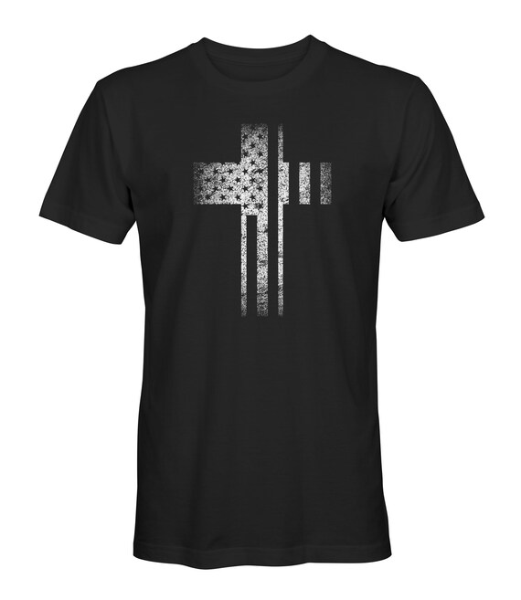 Usa American Flag Christian Cross Stand For The Flag Shirt Usa American Flag Christian Cross Stand For The Flag Shirt